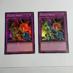 2x Raigeki Break LCYW-EN286 Super Rare 1st Edition Yugioh - Image 1