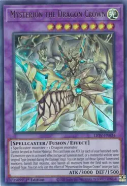 Yugioh! Mysterion the Dragon Crown - LIOV-EN034 - Ultra Rare - 1st Edition Near - Image 1
