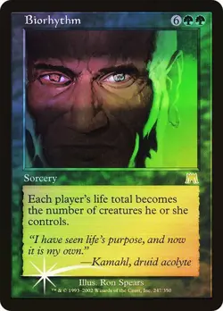 Biorhythm - Foil - Onslaught - Magic the Gathering MTG - Image 1
