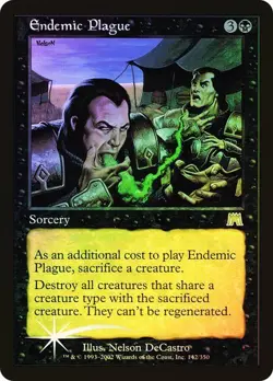 Endemic Plague - Foil - Onslaught - Magic the Gathering MTG - Image 1