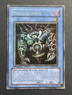 Yu-Gi-Oh! TCG Relinquished Magic Ruler MRL-029 1st Edition Ultra Rare MP - Image 1