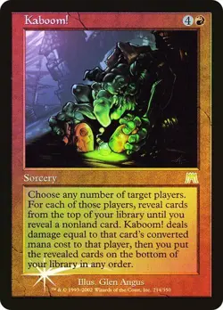 Kaboom! - Foil - Onslaught - Magic the Gathering MTG - Image 1