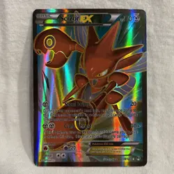 Pokemon Scizor EX Full Art Holo Card 119/122 Breakpoint XY - Image 2