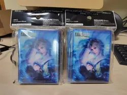 Final Fantasy X Yuna & Tidus Official Sleeves - New Sealed - Fit MTG Cards - Image 1