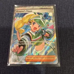 Emcee's Hype 220/182 Destined Rivals Full Art Trainer Pokemon TCG Card - Image 1