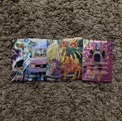 5x Dragon Ball Super Card Game SPR Lot - Image 1