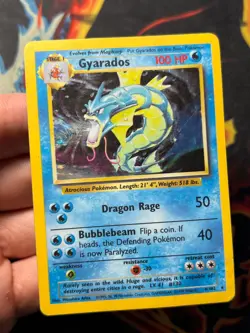 Gyarados 6/102 Holo Rare Base Set - Pokemon Card WOTC B HP - Image 4