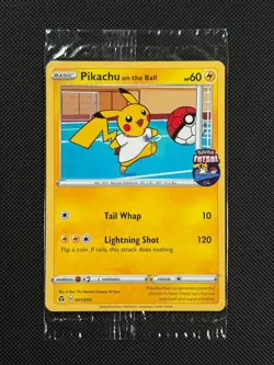 Pikachu On The Ball 001/005 SEALED Pokemon Card Special Futsal Promo - Image 1