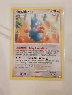 Pokemon TCG Card - Munchlax Rising Rivals 70/111 Regular Common - LP/NM - Image 1
