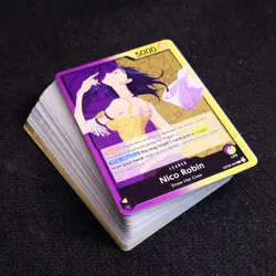 One Piece: Purple/Yellow "Nico Robin" (OP09-062) Full 51 Card Deck - Image 3