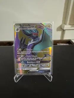 Pokemon TCG Noivern GX Full Art Holo Card 141/147 Sm-Burning Shadows - Image 1