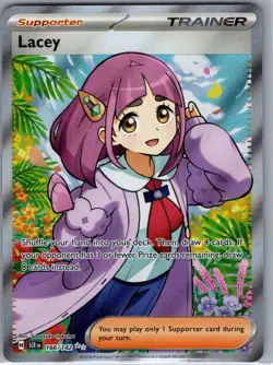 Lacey 166/142 SV07: Stellar Crown - Pokemon Card - NM - Image 1