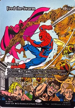 Feed the Swarm (Borderless) Non- Foil M Marvel Universe Eternal-Legal 16 NM - Image 1