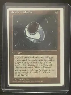 Magic MTG Italian Revised Aladdin's Ring Artist Proof Near Mint Only 50 Exist! - Image 3