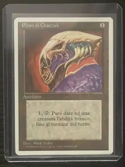 Magic MTG Italian Revised Helm of Chatzuk Artist Proof Near Mint Only 50 Exist! - Image 3