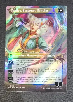 Tamiyo, Inquisitive Student (Borderless) (Textured Foil) Modern Horizons 3 MTG - Image 2