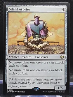 Silent Arbiter #972 Commander Masters Regular Rare - Image 1