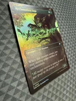 MTG Reclamation Sage #0340 Foil Borderless Uncommon Foundations (FDN) - Image 2