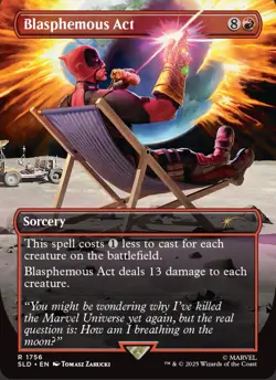 MTG - Blastphemous Act PRESALE) - Secret Lair x DEADPOOL ✨ FOIL ✨ *NM/M* - Image 1