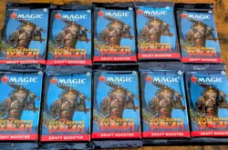 Magic The Gathering The Lost Caverns of Ixalan Draft Booster Lot Of 10 Packs - Image 1