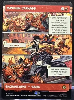 Maximum Carnage #225 Marvel's Spider-Man Borderless Regular Rare - Image 1