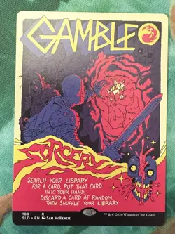 GAMBLE Secret Lair Drop NM MTG Magic the Gathering - Image 1