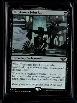 Tinybones Joins Up - 108 - Foil - OTJ - NM - MTG Magic the Gathering - Image 1
