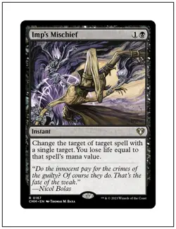 1x Imp's Mischief, Magic the Gathering MTG NM - Image 1