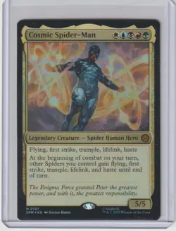 Magic The Gathering Marvel Spider-Man - Cosmic Spider-Man #0127 Mythic Foil - Image 1