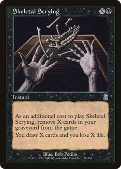 Japanese Skeletal Scrying Odyssey Played MTG Magic DNA GAMES - Image 1