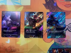 Riftbound Origins Stamped Release Event Champion Promos Viktor, Lee Sin, Jinx - Image 1