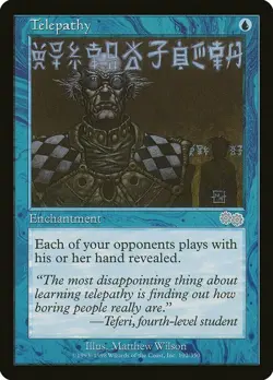 Telepathy - Urza's Saga - Magic the Gathering MTG - Image 1