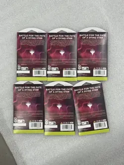 6 PACKS Magic the Gathering Edge of Eternities Sleeved Booster Pack NEW SEALED - Image 2