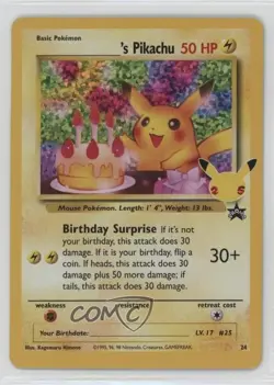 _____'s Pikachu (Wizards Black Star Promo) Pokemon Celebrations #24 - Image 1