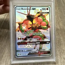 Pokemon TCG Buzzwole GX Hidden Fates Shiny Vault SV68 PSA 10 - Image 3