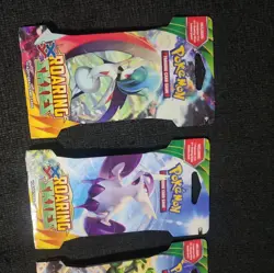 Pokemon XY Roaring Skies Booster Sleeved Blister Pack Art Set (4 Packs) Sealed - Image 3