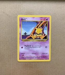 Abra 43/102 Base Set - Common Pokemon Card - NM/Mint - Image 1
