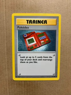 Shadowless Pokedex 87/102 Base Set - Uncommon Pokemon Card - EXCELLENT - Image 1