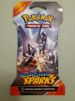 VERY HEAVY - 32.0g - Pokemon Surging Sparks Sleeved Booster Pack - SEALED! - Image 2