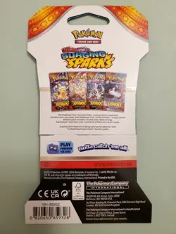 VERY HEAVY - 32.0g - Pokemon Surging Sparks Sleeved Booster Pack - SEALED! - Image 3