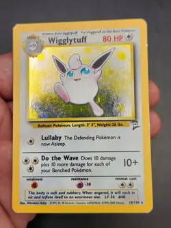 WIGGLYTUFF 19/130 Holo Rare Base Set 2 2000 - Pokemon Card WOTC (b) - Image 5