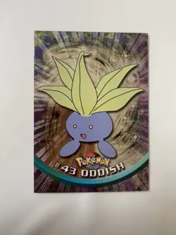 Oddish Topps Chrome Rare Holo Tv Animation Edition 2000 No 43. Pokemon Card - Image 1