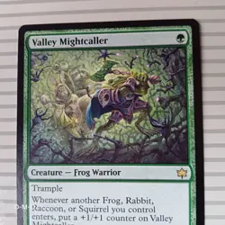 Magic: The Gathering Cards - Bloomburrow ~ Rare ~ Valley Mightcaller - Image 2