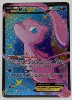MEW EX 2013 POKEMON BLACK AND WHITE LEGENDARY TREASURE RARE RC24/RC25 Q4767 - Image 1