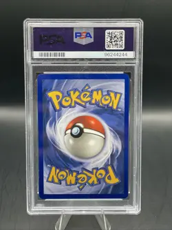 1999 Pokemon Fossil Hitmonlee Holo Unlimited PSA 7 7/62 - Image 2