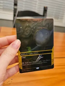 Galaxy Foil Stellar Sights REFLECTING POOL from MTG Edge of Eternities IN HAND - Image 1