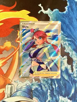 Skyla 072/072 Shining Fates Full Art Holo Ultra Rare Pokemon TCG NM - Image 1