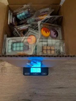 Pokemon TCG 11+ lbs of ETB Contents - Dice, Damage Counters+ HUGE LOT - Image 1