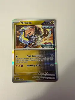 Miraidon - SVP092 - Black Star Promo Temporal Forces Stamped Holo Pokemon TCG LP - Image 1