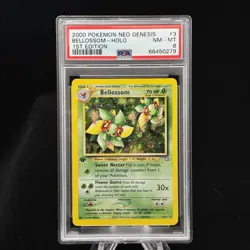 Bellossom Holo #3 1st Edition Neo Genesis 2000 Pokemon PSA 8 ?? - Image 1